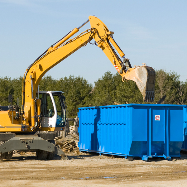 are there any restrictions on where a residential dumpster can be placed in Greenfield Wisconsin